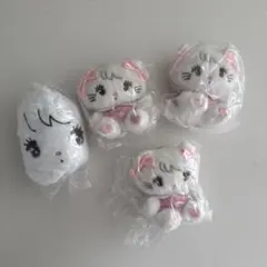 mikko ムースセット　フェイスポーチとぬいぐるみ2