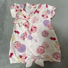 くろわっさんすべべ　甚平 50-60 女の子