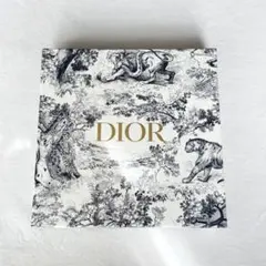 ディオール Dior 空箱 ギフト箱 ネイビー インテリア 動物柄 大