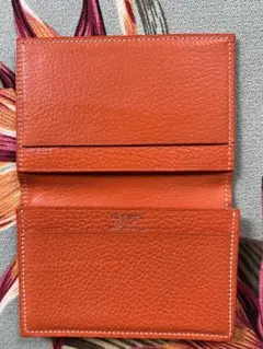 HERMES 名刺入れ カードケース オレンジのサムネイル