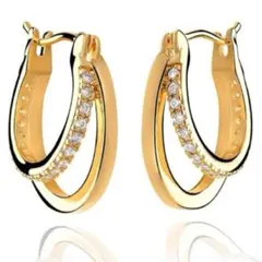 ピアス レディース リングピアス フープピアスス 金属アレルギー対応 14k★