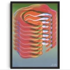 A3サイズ　アート　ポスター　北欧　モダン　ヴィンテージ　幾何学模様