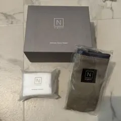 N organic コットンフェイスタオル