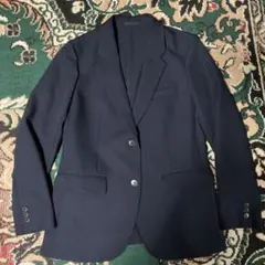 美品　UNIQLO ユニクロ　感動ジャケット　L テーラード ネイビー