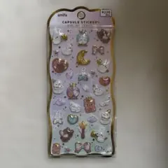 品薄　大人気　キャンドゥ amifa カプセルシール　 きらりんクリスタル