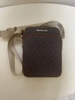 MICHAEL KORS ショルダーバッグ ブラウン MKロゴ