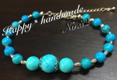 ハンドメイド ✧ターコイズのブレスレット