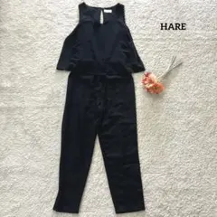 ハレ オールインワン サロペット F ブラック 美シルエット ノースリーブのサムネイル