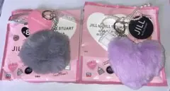 JILL byJILL STUART ふわもこファー＆ロゴチャームセット 2個