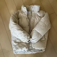 ZARA コーデュロイ ダウンジャケット