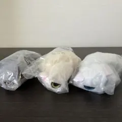 【3匹セット】なつかない猫 ぬいぐるみ お屋敷の猫・大家さんの猫・魚屋さんの猫