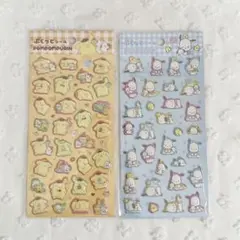 《新品未開封》サンリオぷくっとシール♡ポムポムプリン ポチャッコ 2種セット