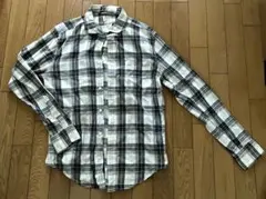 BACK NUMBER Right-on ライトオン チェック柄 長袖シャツ M