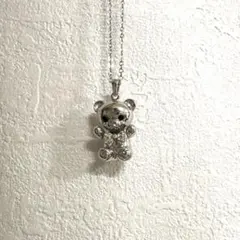 ネックレス クマ くま 熊 ベアー シルバー　ペンダント