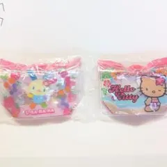 サンリオ プールバッグ風ミニポーチ２　日焼キティ