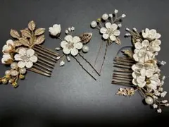 洋装、和装に髪飾りセット・結婚式、お呼ばれ用
