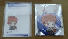 【ヒプノシスマイク】推し旅缶バッジ＆クリアカード＋おまけ／理鶯