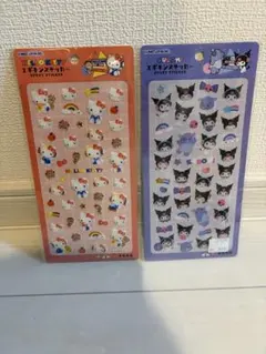 サンリオエポキシステッカー キティ クロミ 2枚セット