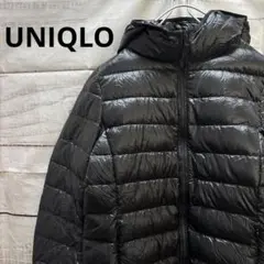 UNIQLO ウルトラライトダウンジャケットフード付き 黒 S 人気 定番