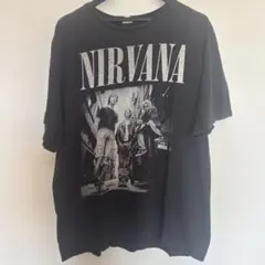 NIRVANA ビッグシルエットTシャツ ブラック