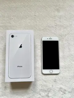 【箱付き美品】 Apple iPhone 8 シルバー