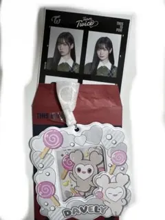 TWICE ダヒョン　証明写真ステッカー　& カードホルダー　セット