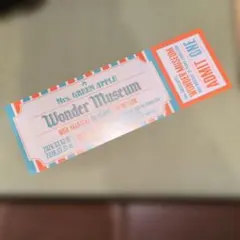 ミセス　Wonder Museum 大阪会場　入場者特典チケット