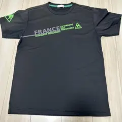 le coq sportif黒シャツ グラフィックプリント
