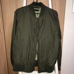 美品　UNIQLO MA-1ブルゾン　オリーブ　サイズS ユニセックス　サイズS