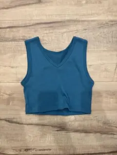 JEANASIS 青 タンクトップ M