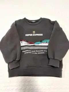 キッズ　新幹線　トレーナー　スパンコール