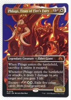 MtG 火の怒りのタイタン、フレージ 英語