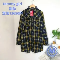 ​✨新品タグ付✨トミーガール イエローチェックシャツワンピース