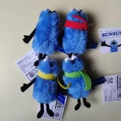 パペットスンスン　ぬいぐるみマスコット　winter　ver. 全4種セット