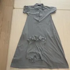 エンジェリーべー 親子セット 水色 マタニティ 半袖ワンピース　値段交渉可