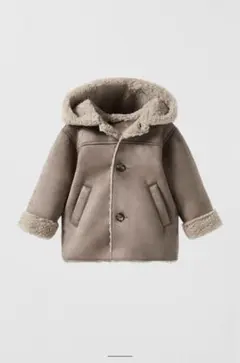 ZARA ボアコート　110cm ザラキッズ