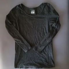 JEANASiS ラメブラック 長袖Tシャツ