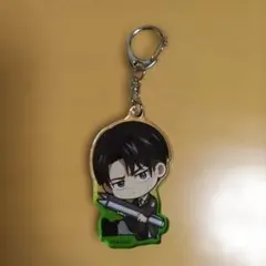 中古品　進撃の巨人リヴァイ　ぎゅぎゅっとアクリルキーホルダー　1個