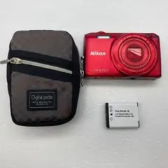 お値下げ歓迎・ほぼ新品】 Nikon COOLPIX S6400 レッド - メルカリ