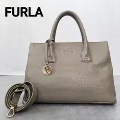 みーさま 【極美品】フルラ アリアナ 本革 2way ハンドバッグ