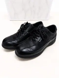 リーガル レザースニーカー ローカット ゴアテックス 25 黒 Y1883