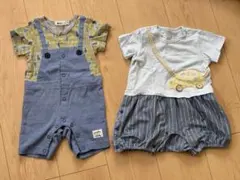 ベビー服 ロンパース 2枚セット 80cmのサムネイル