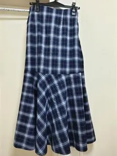 ハニーズ　マーメイドスカート　チェック柄