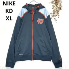 NIKE KD フルジップフーディ フード付きパーカー　長袖ジャージ　ロゴ入り