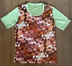 70sフォトプリントTシャツ ポリエステル