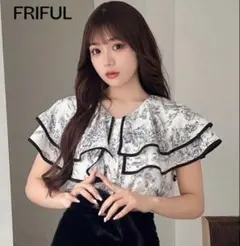 SHEIN レディース トップス フリル ブラウス