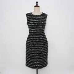 Rene TISSUE社 カットオフワンピース 黒 サイズ36*OD1202