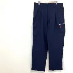 a037 自重堂　ジチョウドウ　作業ズボン（W88cm）紺　春夏　大きいサイズ