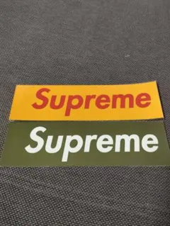 Supreme boxlogo ステッカー 2枚セット