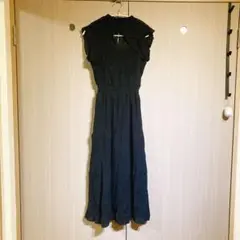 GRL フロントオープンフリルティアードワンピース